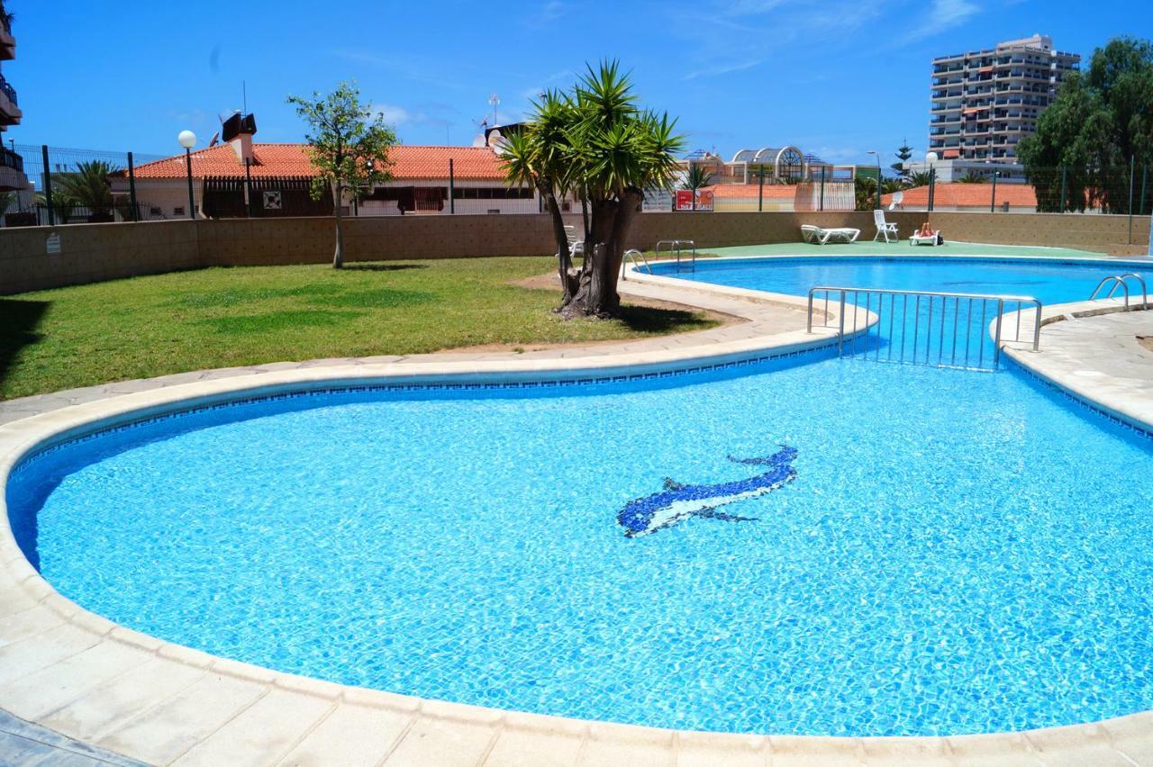 Jardin Canario Primera Linea De Playa Los Cristianos  Esterno foto